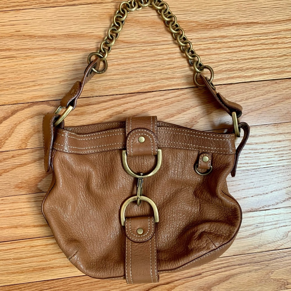 J. Crew leather shoulder bag